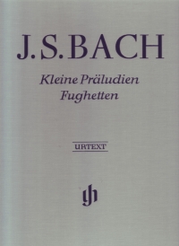 Bach Little Preludes & Fugues Piano Hardback Sheet Music Songbook