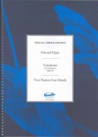 Elgar Variations Op36 Mcnaught/gray 2 Pianos Sheet Music Songbook