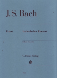 Bach Italian Concerto Bwv971 Without Fingering Sheet Music Songbook