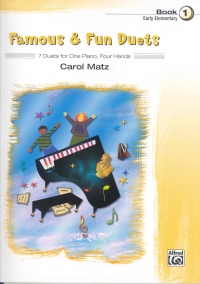 Famous & Fun Duets Book 1 Matz Piano Sheet Music Songbook