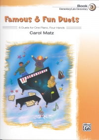Famous & Fun Duets Book 3 Matz Piano Sheet Music Songbook