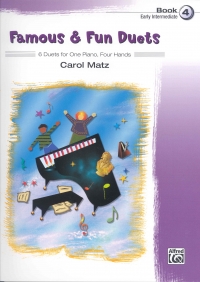 Famous & Fun Duets Book 4 Matz Piano Sheet Music Songbook