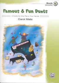 Famous & Fun Duets Book 5 Matz Piano Sheet Music Songbook