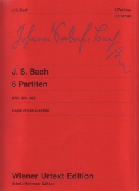 Bach 6 Partitas Bwv 825-830 Piano Sheet Music Songbook