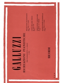 Galluzzi Ricreazioni Pianistiche Book 1 Piano 4h Sheet Music Songbook
