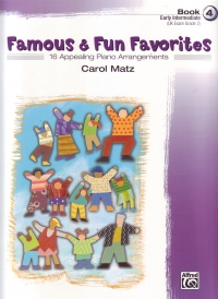 Famous & Fun Familiar Favorites Book 4 Matz Piano Sheet Music Songbook