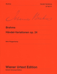 Brahms Handel Variations Op24 Behr Piano Sheet Music Songbook
