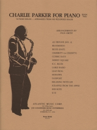 Charlie Parker For Piano Book 2 Sheet Music Songbook