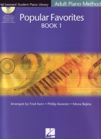 Hal Leonard Student Piano Adult Popular Favorites Sheet Music Songbook
