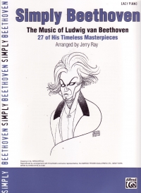 Beethoven Simply Beethoven Piano Sheet Music Songbook