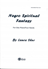 Negro Spiritual Fantasy Shur 1 Piano 4 Hands Sheet Music Songbook