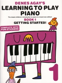 Learning To Play Piano Agay Book 1 Getting Started Sheet Music Songbook
