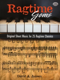 Ragtime Gems Jansen Piano Solos Sheet Music Songbook