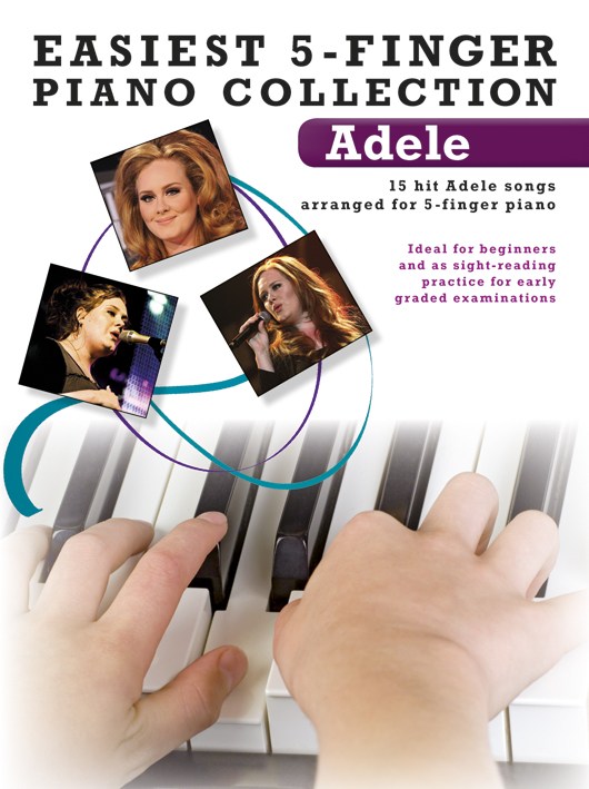 Easiest 5 Finger Piano Collection Adele Sheet Music Songbook