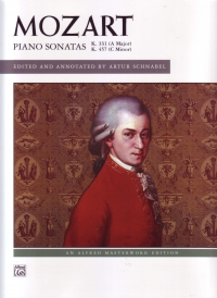 Mozart Piano Sonatas K331 & K457 Schnabel Sheet Music Songbook