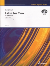 Latin For Two Frank Piano Duet Book & Cd Sheet Music Songbook