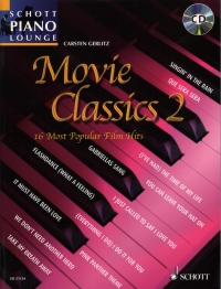 Movie Classics 2 Schott Piano Lounge Book & Cd Sheet Music Songbook