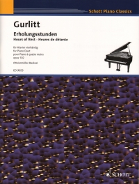 Gurlitt Hours Of Rest Op102 Piano 4 Hands Sheet Music Songbook