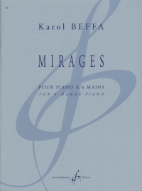 Beffa Mirages Piano 4 Hands Sheet Music Songbook