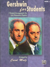 Gershwin For Students Book 1 Matz Late Elementary Sheet Music Songbook