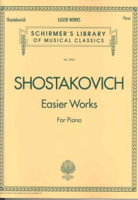 Shostakovich Easier Works For Piano Sheet Music Songbook