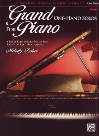 Grand One-hand Solos For Piano Book 1 Bober Sheet Music Songbook