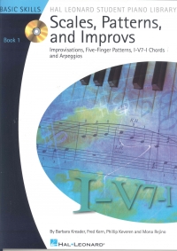 Scales Patterns And Improvs Book 1 Bk/cd Sheet Music Songbook