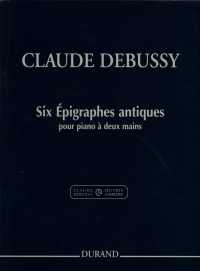 Debussy Six Epigraphes Antiques Piano Sheet Music Songbook