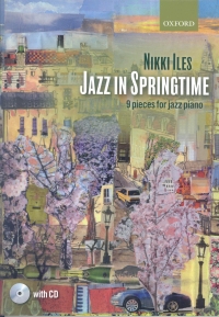 Jazz In Springtime Iles Piano Book & Cd Sheet Music Songbook