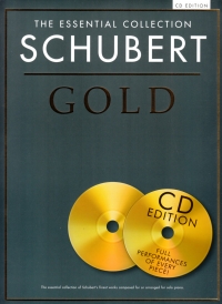 Schubert Gold The Essential Collection Book & Cd Sheet Music Songbook