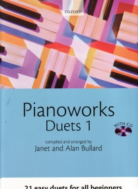Pianoworks Duets 1 + Cd Bullard Piano Duet Sheet Music Songbook