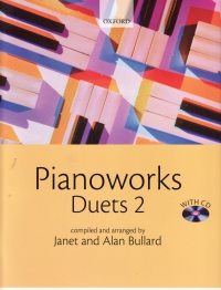 Pianoworks Duets 2 + Cd Bullard Piano Duet Sheet Music Songbook