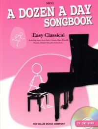 Dozen A Day Songbook Easy Classical  Mini + Cd Sheet Music Songbook