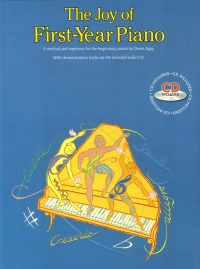 Joy Of First Year Piano Book & Cd Sheet Music Songbook