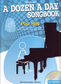 Dozen A Day Songbook Pop Hits Book 1 + Cd Sheet Music Songbook