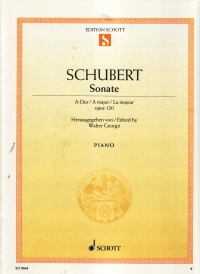 Schubert Sonata Op120 A D664  Piano Sheet Music Songbook