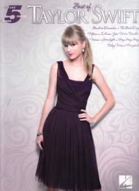 Best Of Taylor Swift 5 Finger Piano Sheet Music Songbook