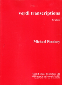 Finnissy Verdi Transcriptions Piano Sheet Music Songbook