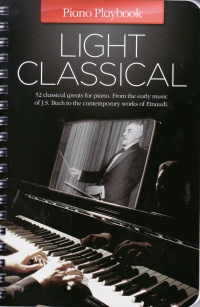 Piano Playbook Light Classical Sheet Music Songbook