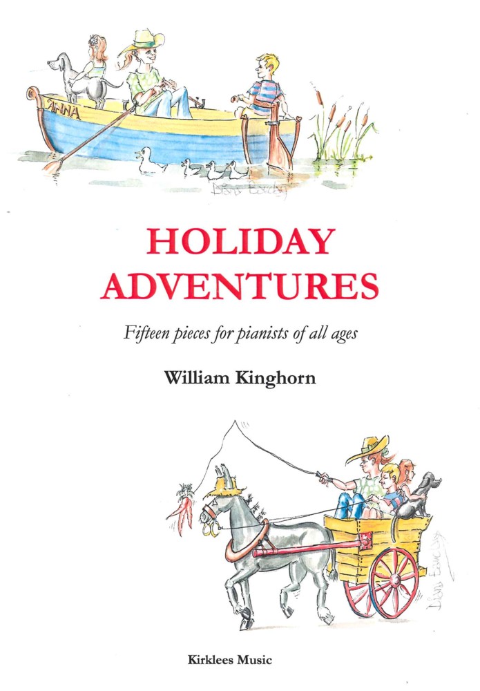 Holiday Adventures Kinghorn 15 Piano Pieces Sheet Music Songbook