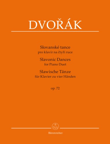 Dvorak Slavonic Dances 2nd Series Op72 Piano Duet Sheet Music Songbook