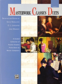 Masterwork Classics Duets Level 1 Sheet Music Songbook