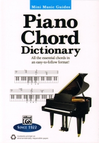 Piano Chord Dictionary Mini Music Guides Sheet Music Songbook
