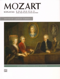 Mozart Sonatas K381 358 497 521 For 1 Piano 4 Hand Sheet Music Songbook