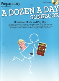Dozen A Day Songbook Broadway Movie Pop Prep + Cd Sheet Music Songbook