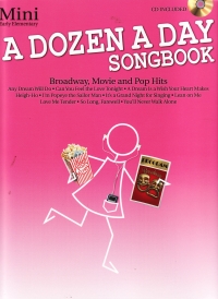 Dozen A Day Songbook Broadway Movie Pop Mini + Cd Sheet Music Songbook