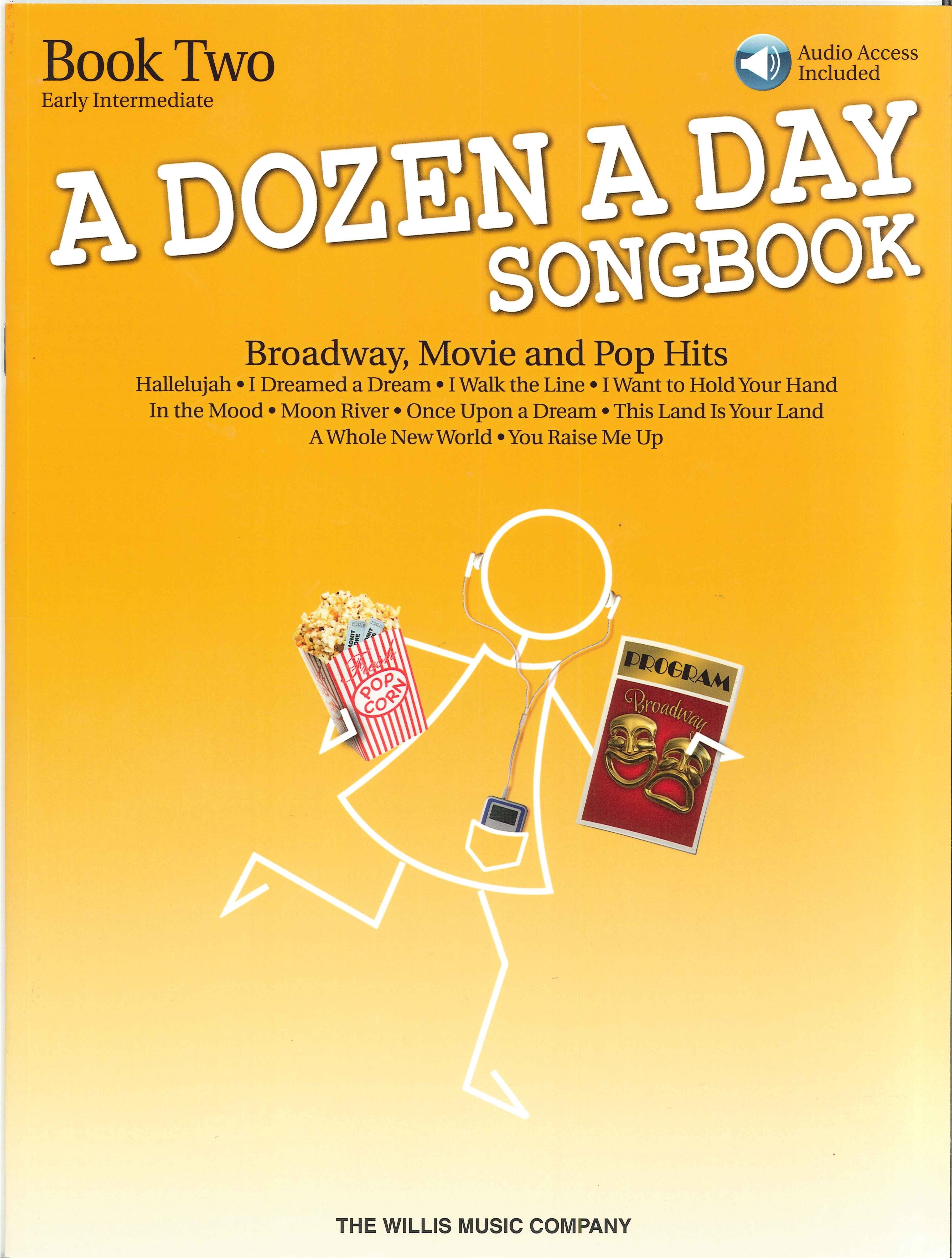 Dozen A Day Songbook Broadway Movie Pop Book 2 Sheet Music Songbook