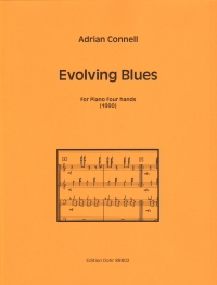 Connell Evolving Blues Piano 4 Hands Sheet Music Songbook