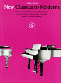 New Classics To Modern Book 6 Piano Sheet Music Songbook