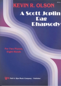 Olson A Scott Joplin Rag Rhapsody 2 Pianos 8 Hands Sheet Music Songbook